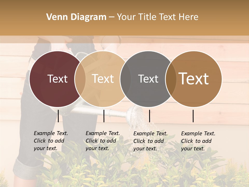 Blond Green Alone PowerPoint Template