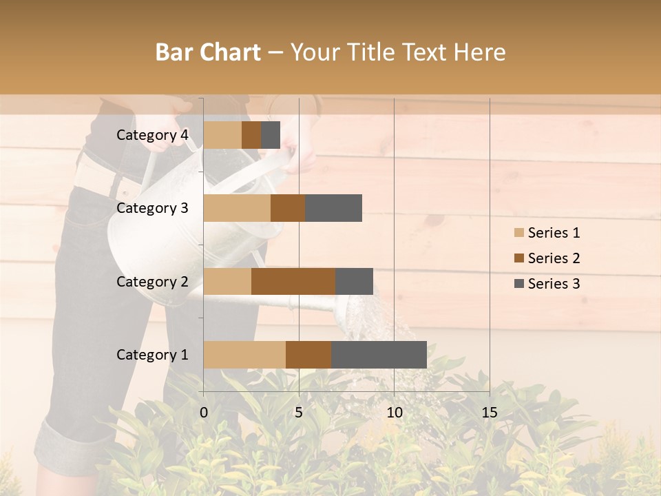 Blond Green Alone PowerPoint Template
