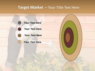 Blond Green Alone PowerPoint Template