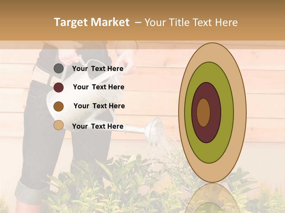 Blond Green Alone PowerPoint Template