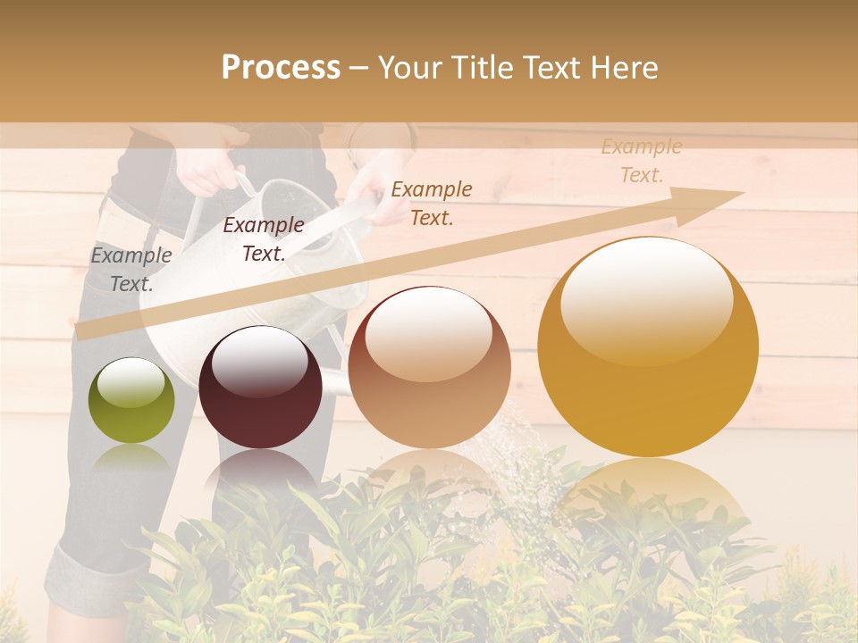 Blond Green Alone PowerPoint Template