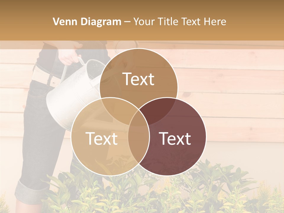 Blond Green Alone PowerPoint Template