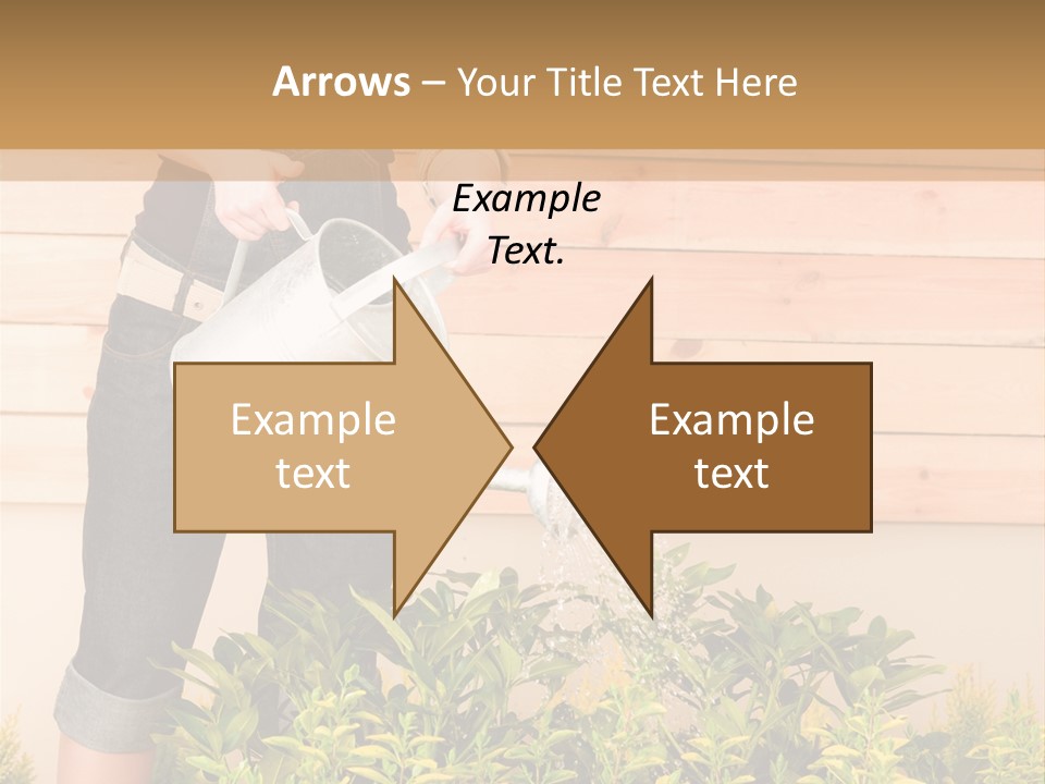Blond Green Alone PowerPoint Template