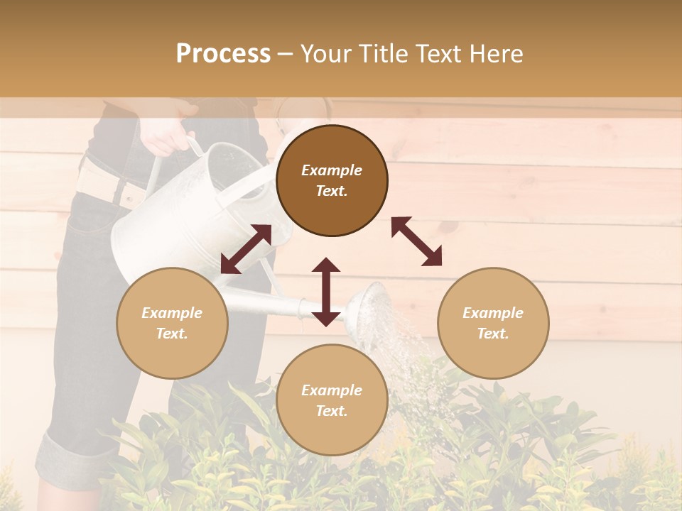 Blond Green Alone PowerPoint Template