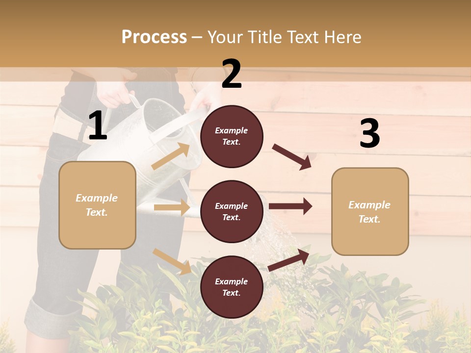 Blond Green Alone PowerPoint Template