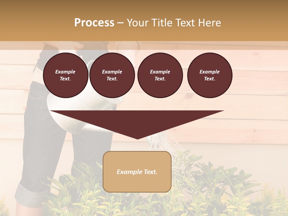 Blond Green Alone PowerPoint Template