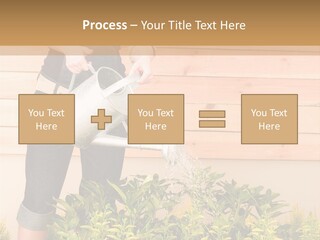 Blond Green Alone PowerPoint Template