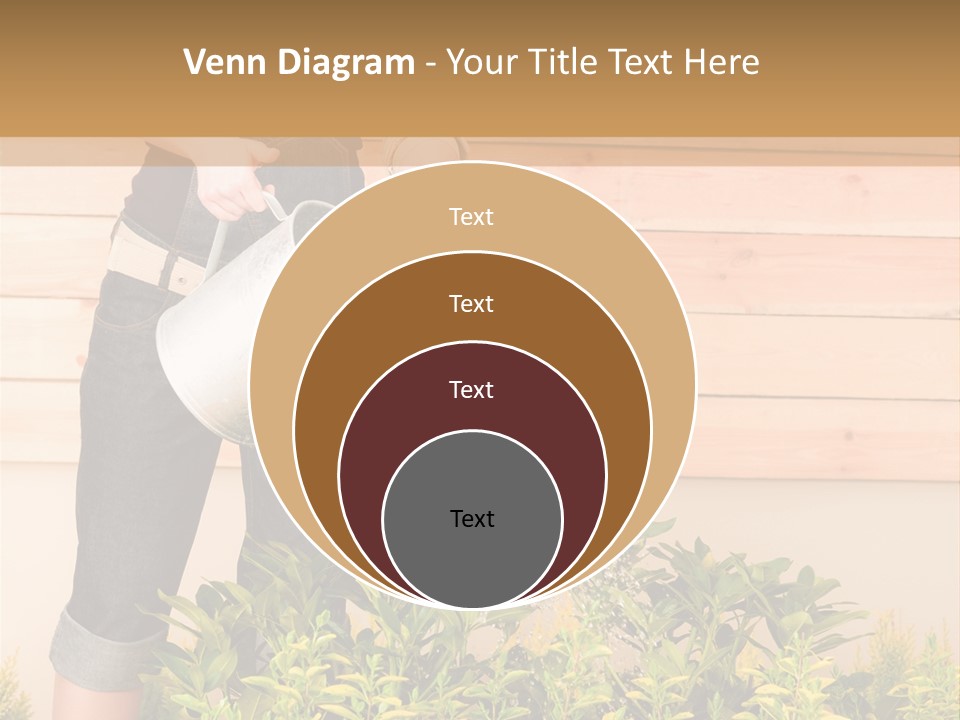 Blond Green Alone PowerPoint Template