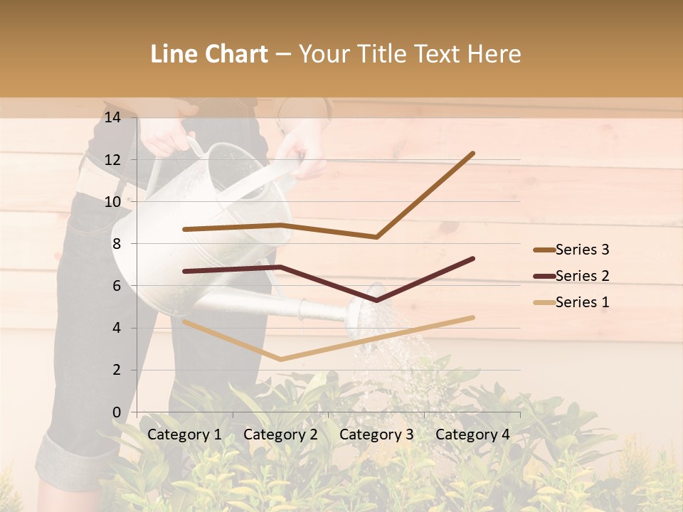 Blond Green Alone PowerPoint Template