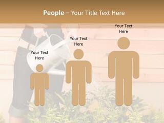 Blond Green Alone PowerPoint Template