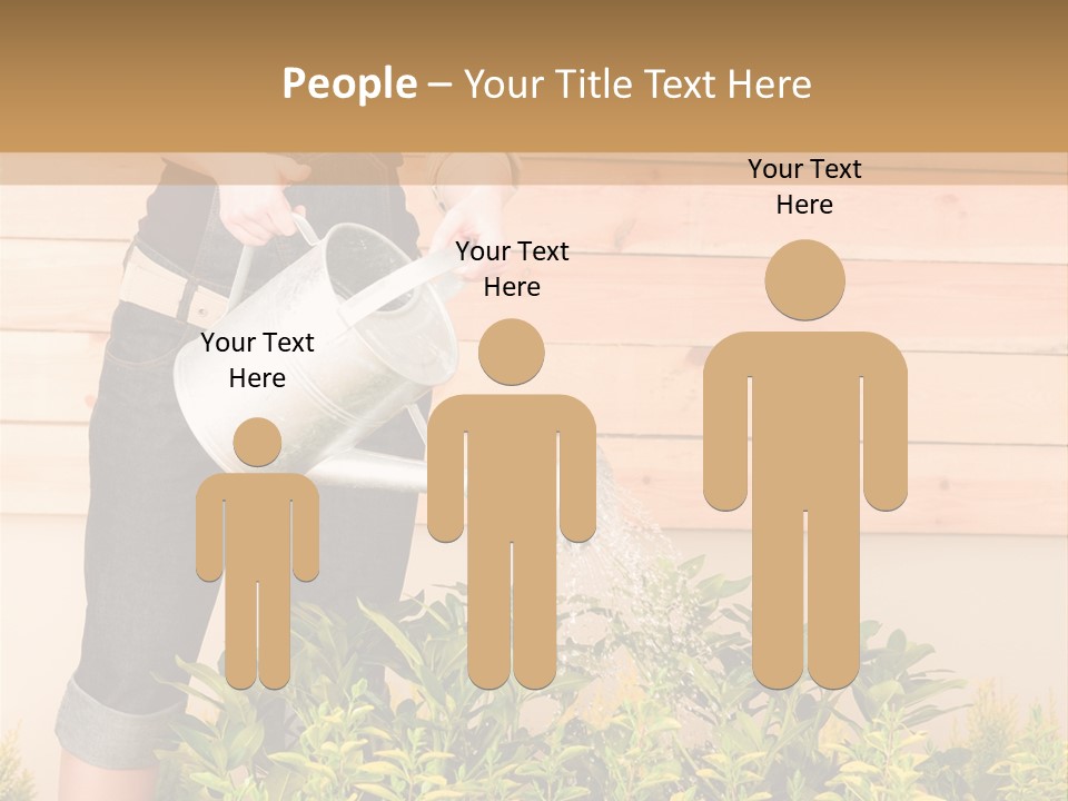 Blond Green Alone PowerPoint Template