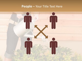 Blond Green Alone PowerPoint Template