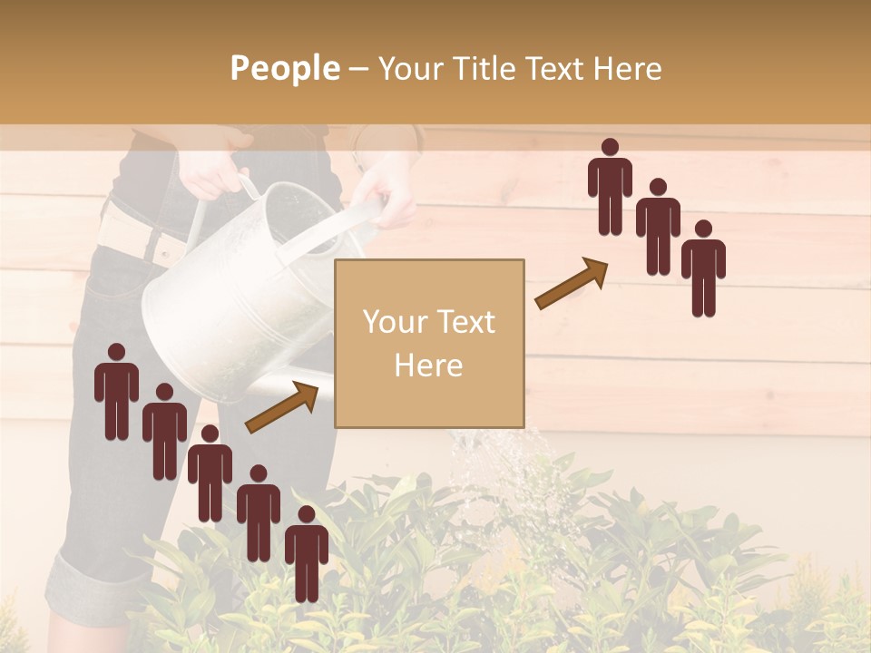 Blond Green Alone PowerPoint Template