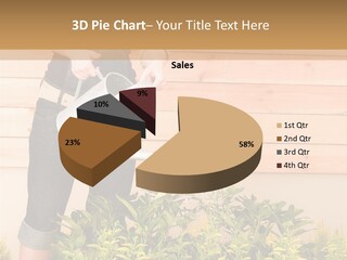 Blond Green Alone PowerPoint Template