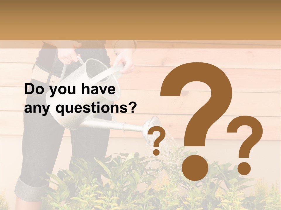 Blond Green Alone PowerPoint Template