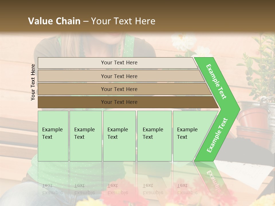 Garden Happiness Alone PowerPoint Template