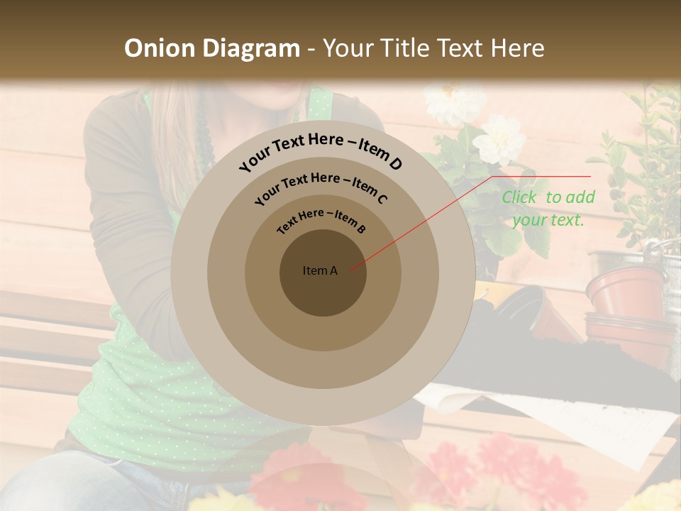 Garden Happiness Alone PowerPoint Template