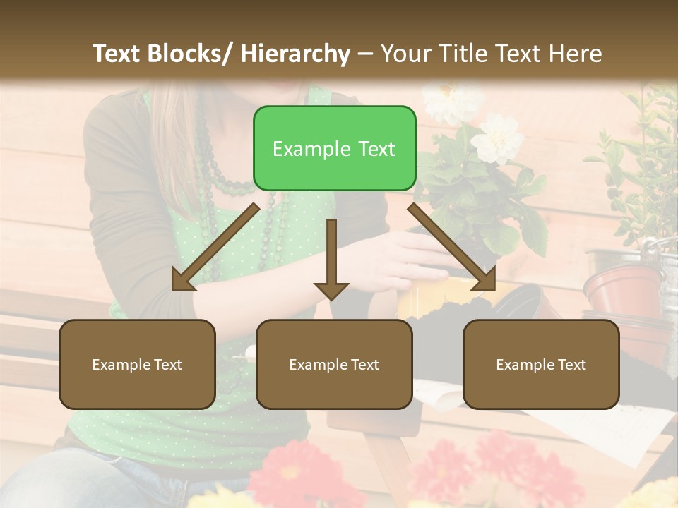 Garden Happiness Alone PowerPoint Template