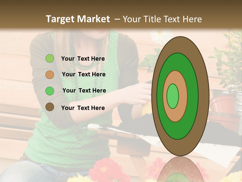 Garden Happiness Alone PowerPoint Template