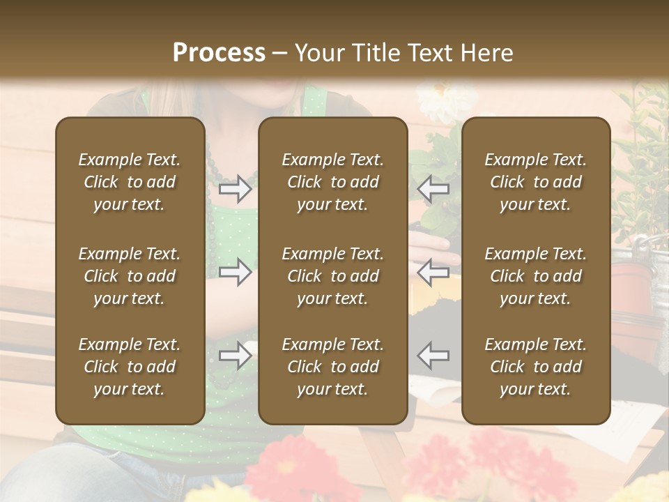 Garden Happiness Alone PowerPoint Template