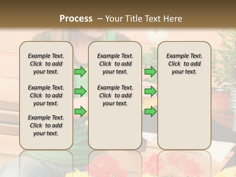 Garden Happiness Alone PowerPoint Template
