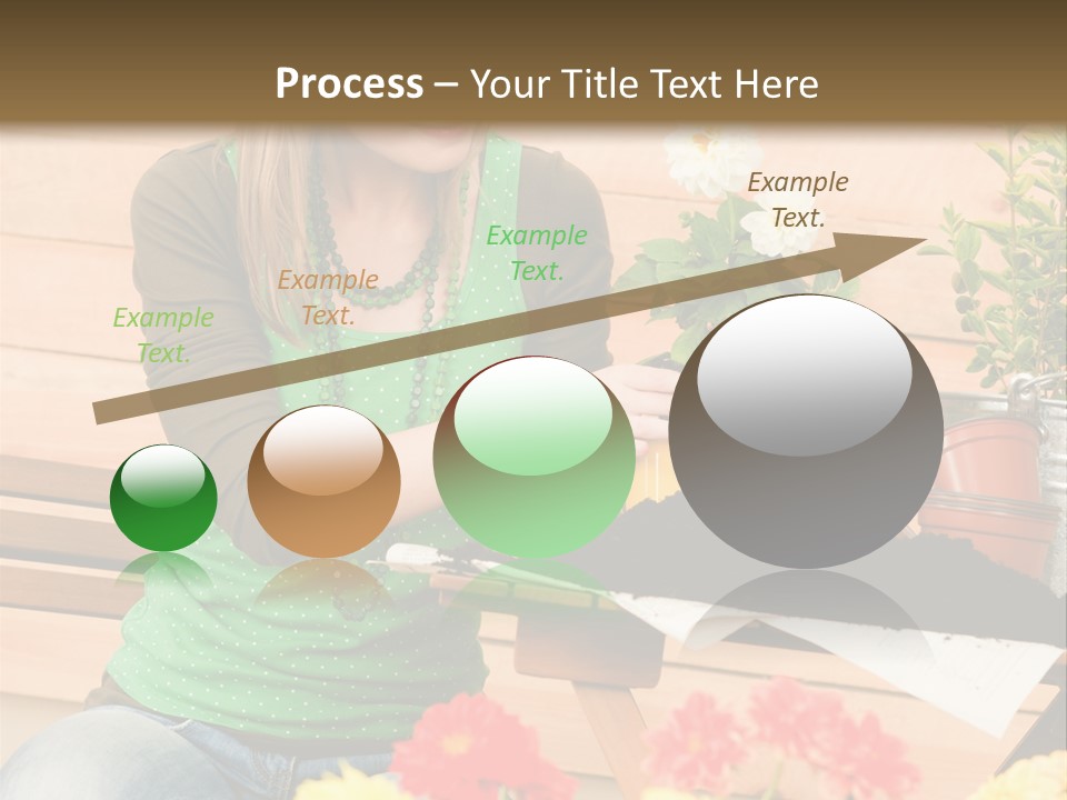 Garden Happiness Alone PowerPoint Template
