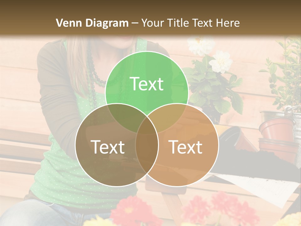 Garden Happiness Alone PowerPoint Template