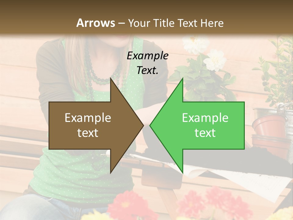 Garden Happiness Alone PowerPoint Template