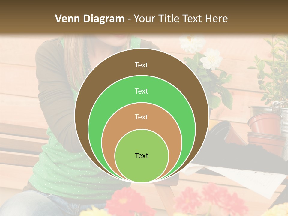 Garden Happiness Alone PowerPoint Template