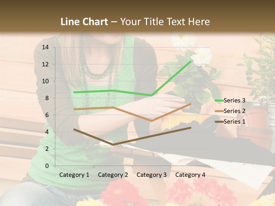 Garden Happiness Alone PowerPoint Template