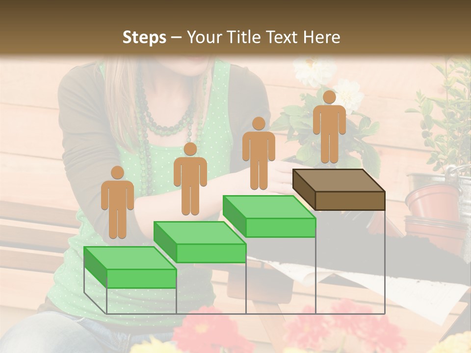 Garden Happiness Alone PowerPoint Template