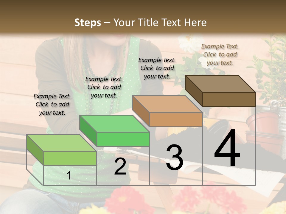 Garden Happiness Alone PowerPoint Template
