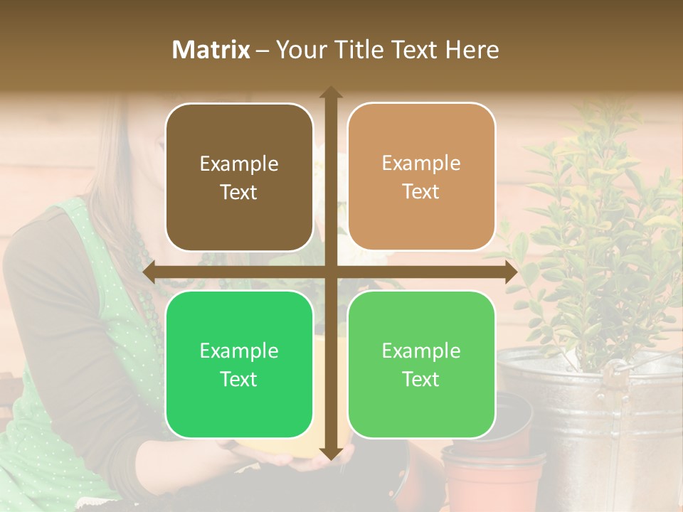 Green Smiling Happiness PowerPoint Template