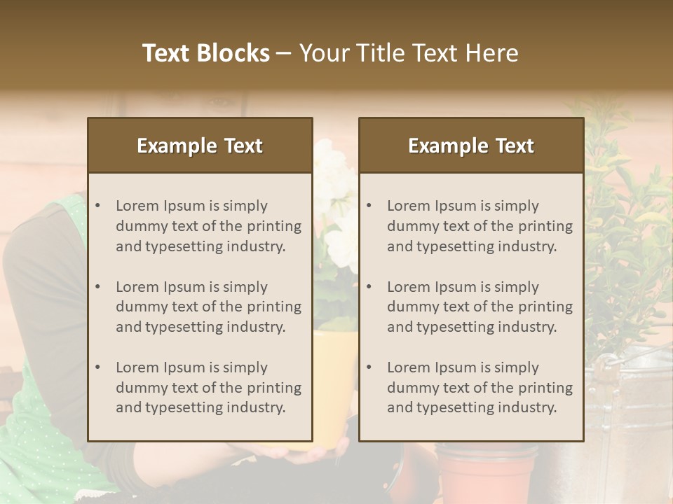Green Smiling Happiness PowerPoint Template