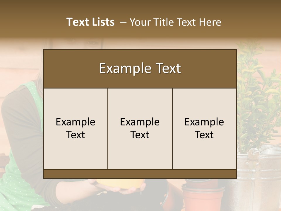 Green Smiling Happiness PowerPoint Template