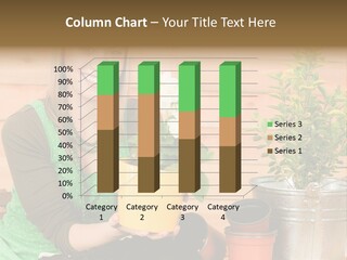 Green Smiling Happiness PowerPoint Template