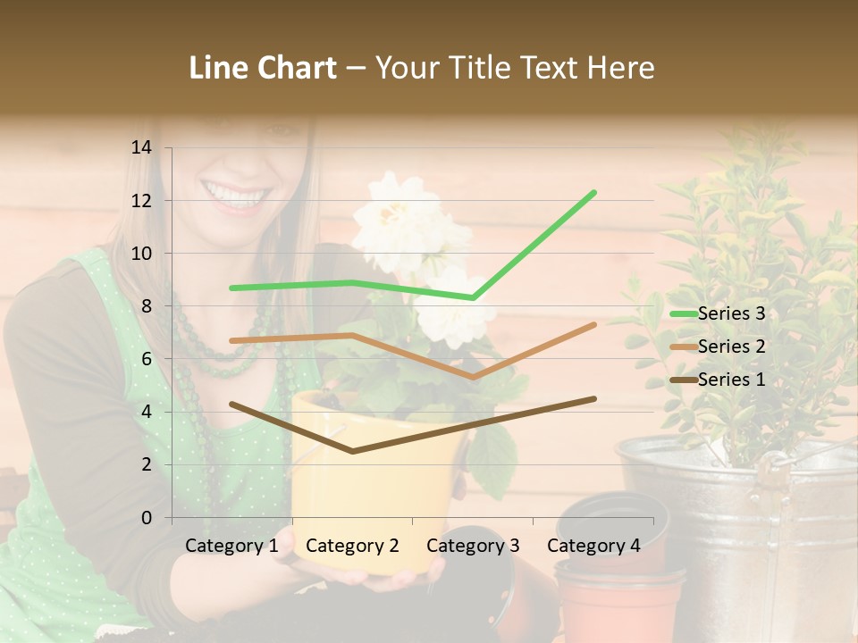 Green Smiling Happiness PowerPoint Template
