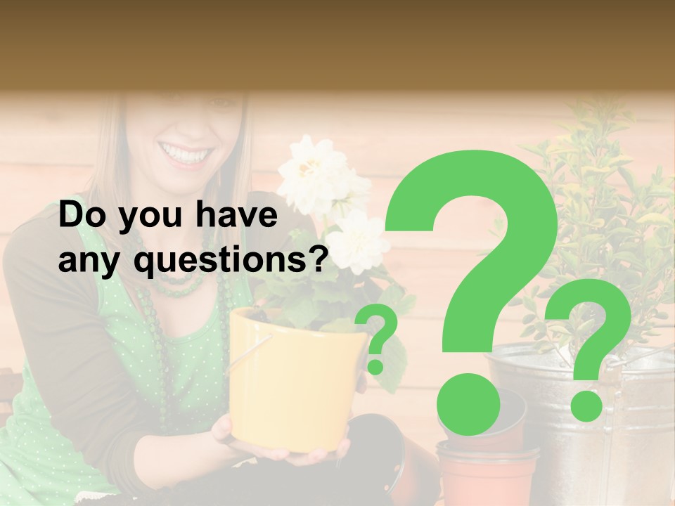 Green Smiling Happiness PowerPoint Template