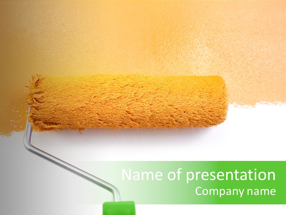 Home Paint Tool PowerPoint Template