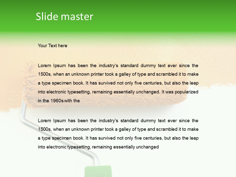 Home Paint Tool PowerPoint Template