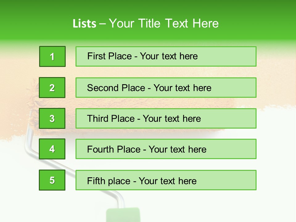 Home Paint Tool PowerPoint Template