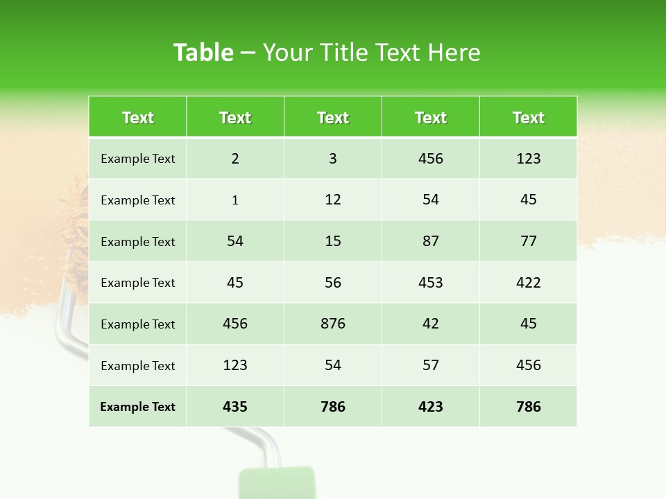 Home Paint Tool PowerPoint Template