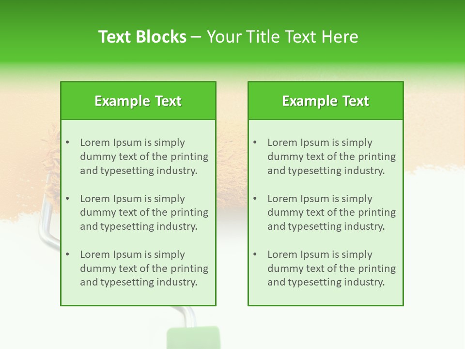 Home Paint Tool PowerPoint Template