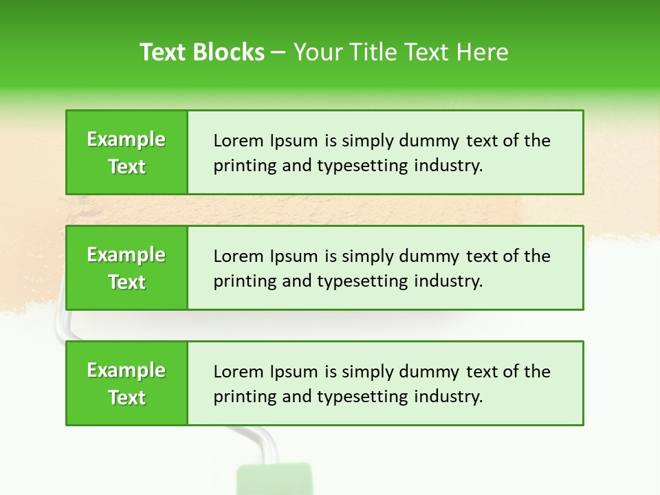 Home Paint Tool PowerPoint Template
