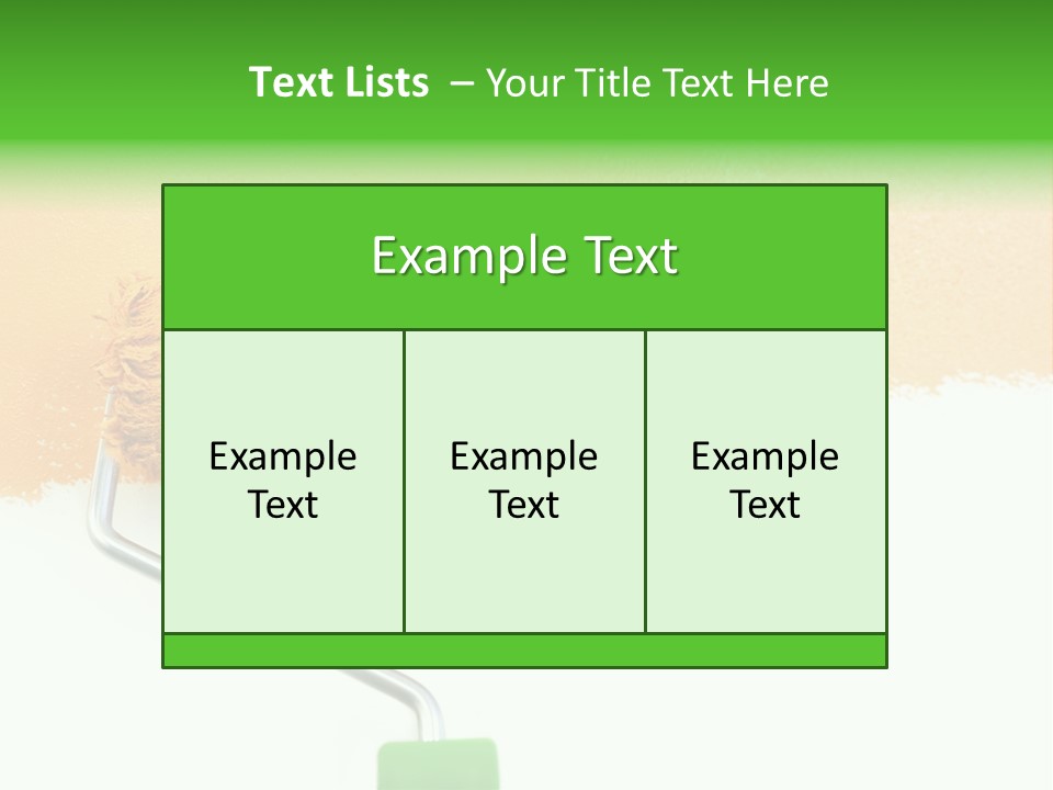 Home Paint Tool PowerPoint Template