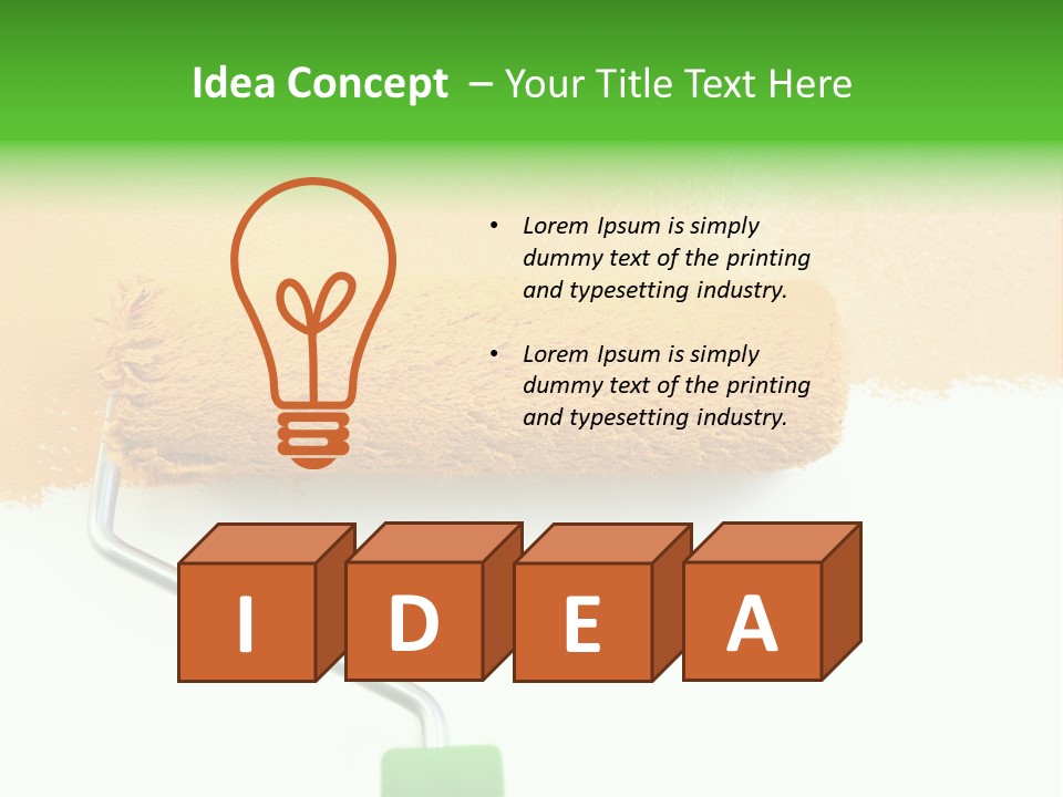 Home Paint Tool PowerPoint Template