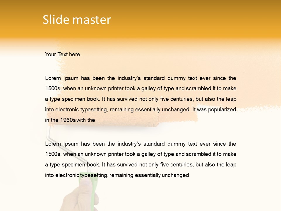 Room Concept Isolated PowerPoint Template