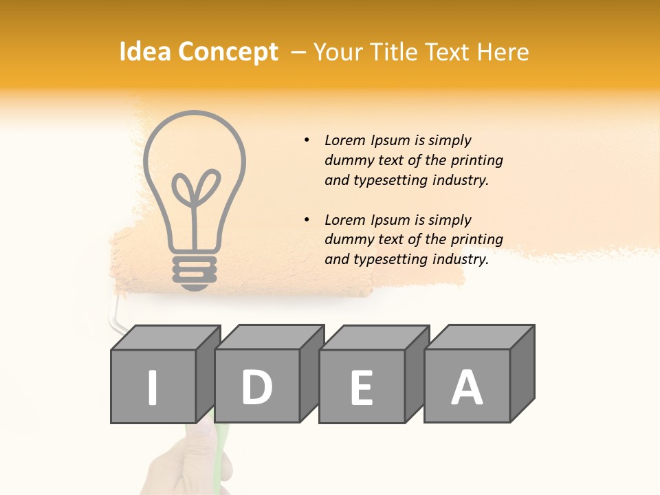 Room Concept Isolated PowerPoint Template