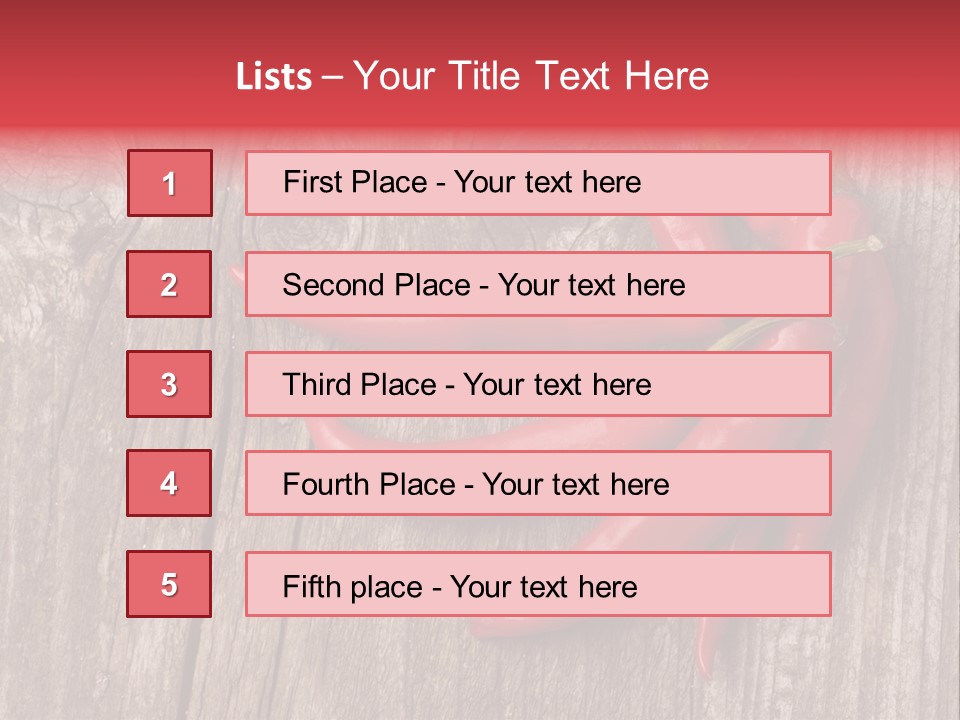 Hot Side Chilli PowerPoint Template