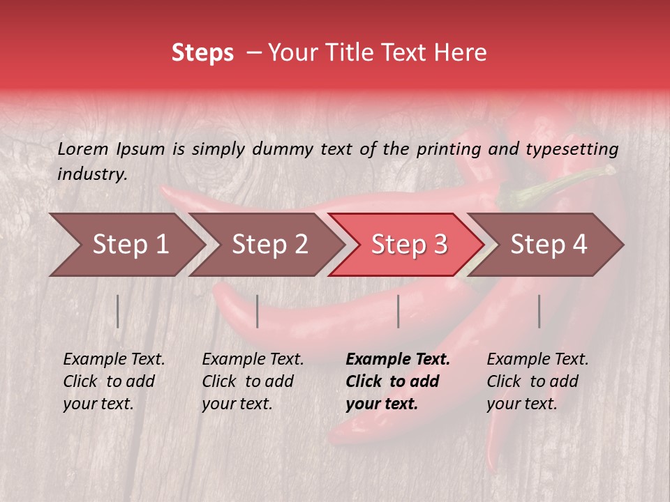 Hot Side Chilli PowerPoint Template